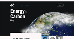 Desktop Screenshot of energyandcarbon.com